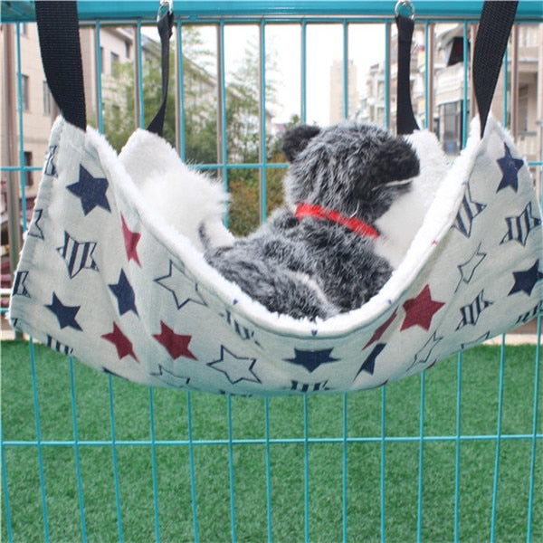 2019 New Warm Hanging Cat Bed Mat Soft Cat Hammock Winter Hammock Pet Kitten Cage Bed Cover Cushion Drop Shipping