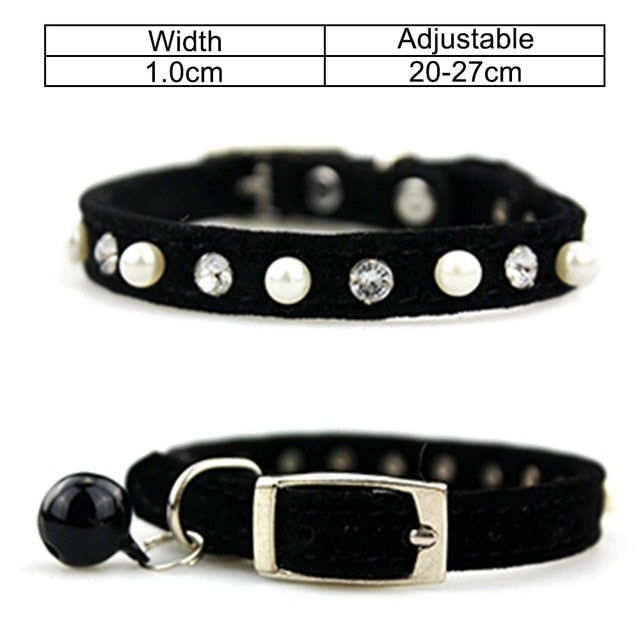 Cat Collar for Small Dogs Puppies Flocking Cat Puppies Collar Pet Supplies Product Adjustable for Kitten Pet Cats Collars YS0032