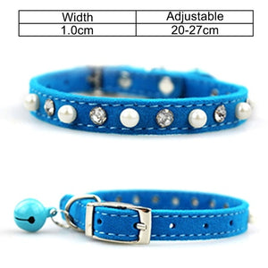 Cat Collar for Small Dogs Puppies Flocking Cat Puppies Collar Pet Supplies Product Adjustable for Kitten Pet Cats Collars YS0032