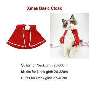 Funny Dog Cat Costume Christmas Cloak Halloween Disguise Clothes For Cats New Year Suit For Small Dogs Pet Photo Props Accessory