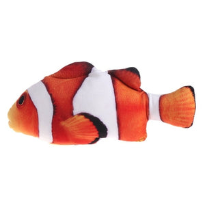 Pet Soft Plush Creative 3D Carp Fish Shape Cat Toy Gifts Catnip Fish Stuffed Pillow Doll Simulation Fish Playing Toy For Pet