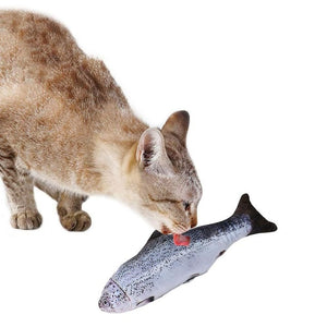 Pet Soft Plush Creative 3D Carp Fish Shape Cat Toy Gifts Catnip Fish Stuffed Pillow Doll Simulation Fish Playing Toy For Pet