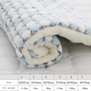 Pet Mats Thicken Soft Cat Bed for Dog Mat Winter Cat Mat Blanket Pet Products Dog Bed For Small Large Dogs