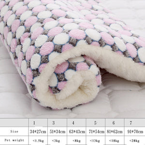 Pet Mats Thicken Soft Cat Bed for Dog Mat Winter Cat Mat Blanket Pet Products Dog Bed For Small Large Dogs