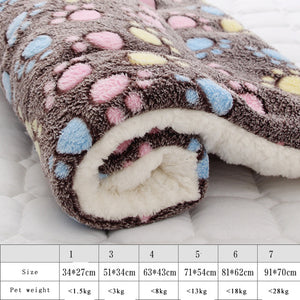 Pet Mats Thicken Soft Cat Bed for Dog Mat Winter Cat Mat Blanket Pet Products Dog Bed For Small Large Dogs