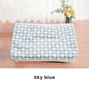 New Soft Cat Bed Rest Dog Blanket Winter Foldable Pet Cushion Hondenmand Coral Cashmere Soft Warm Sleep Mat Sweet Dream Bed