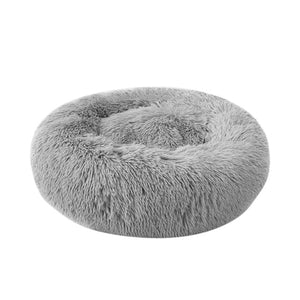 Pet Soft Plush Round Bed Warm Pet Cat Bed Mat for Cats or Small Dogs Washable Sofa Cat Bed Pet Product