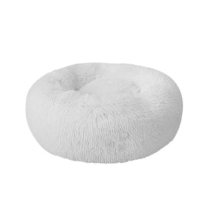 Pet Soft Plush Round Bed Warm Pet Cat Bed Mat for Cats or Small Dogs Washable Sofa Cat Bed Pet Product