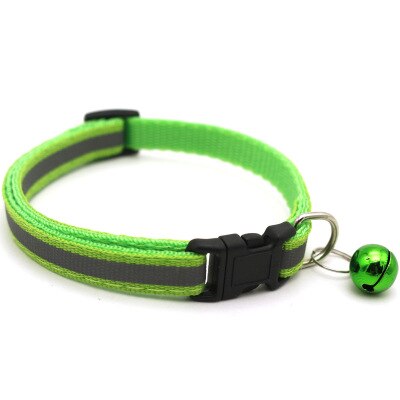 Adjustable 1.0 Nylon Dog Collars Pet Collars With Bells Charm Necklace Collar For Little Dogs Cat Collars Pet Supplies Hot Sale