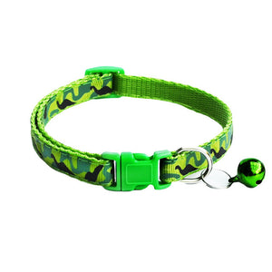 1Pc Dog Collar With Hood Camouflage Print Collar Polyester Strap Adjustable Buckle Kitten Pet Puppy Animal Leash Accessories