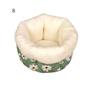 Winter Pet Bed Deep Sleep Cat Nest Warm Bed Super Soft Dog Bed Basket Cat house Can be washed Removable Cushion Mat