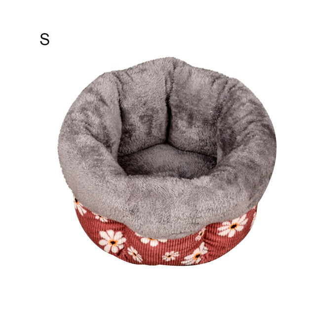 Winter Pet Bed Deep Sleep Cat Nest Warm Bed Super Soft Dog Bed Basket Cat house Can be washed Removable Cushion Mat