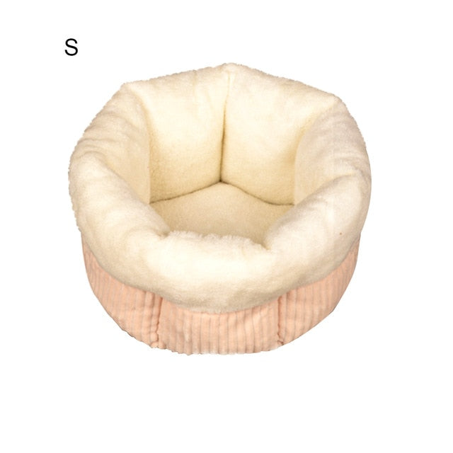 Winter Pet Bed Deep Sleep Cat Nest Warm Bed Super Soft Dog Bed Basket Cat house Can be washed Removable Cushion Mat