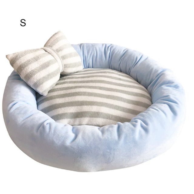 Winter Pet Bed Deep Sleep Cat Nest Warm Bed Super Soft Dog Bed Basket Cat house Can be washed Removable Cushion Mat