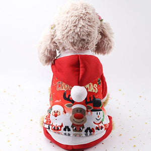 Christmas Cat Clothes Halloween Clothes For Cats Costume New Year Outfit Pet Cat Clothes For Chihuahua Winter Warm Pet Clothes