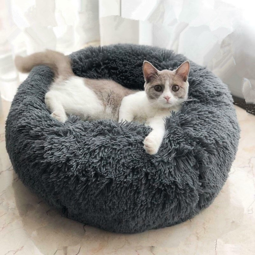 Dog Bed Washable Pet Cat Bed Dog Round Breathable Lounger Sofa Bed For Cat Dogs Super Soft Plush Pads Dogs Mat Marshmallow Soft