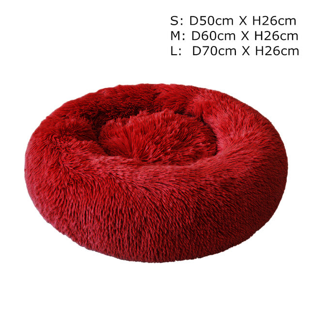 Dog Bed Washable Pet Cat Bed Dog Round Breathable Lounger Sofa Bed For Cat Dogs Super Soft Plush Pads Dogs Mat Marshmallow Soft