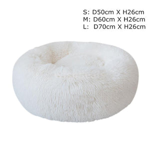 Dog Bed Washable Pet Cat Bed Dog Round Breathable Lounger Sofa Bed For Cat Dogs Super Soft Plush Pads Dogs Mat Marshmallow Soft