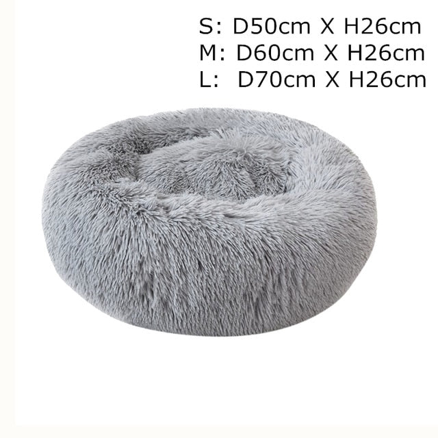 Dog Bed Washable Pet Cat Bed Dog Round Breathable Lounger Sofa Bed For Cat Dogs Super Soft Plush Pads Dogs Mat Marshmallow Soft