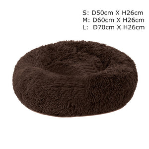 Dog Bed Washable Pet Cat Bed Dog Round Breathable Lounger Sofa Bed For Cat Dogs Super Soft Plush Pads Dogs Mat Marshmallow Soft