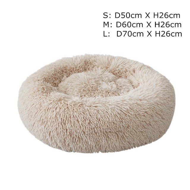 Dog Bed Washable Pet Cat Bed Dog Round Breathable Lounger Sofa Bed For Cat Dogs Super Soft Plush Pads Dogs Mat Marshmallow Soft