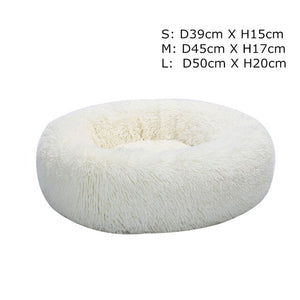 Dog Bed Washable Pet Cat Bed Dog Round Breathable Lounger Sofa Bed For Cat Dogs Super Soft Plush Pads Dogs Mat Marshmallow Soft