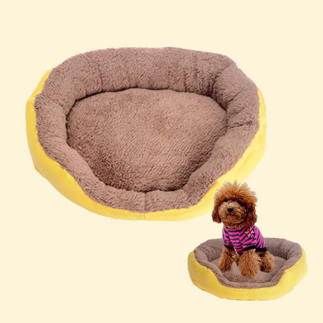 Long Plush Dog Cat Pet Comfortable Cushion Bed Puppy House Super Soft Warm Kennel Washable Mat Blanket Portable Pet Product