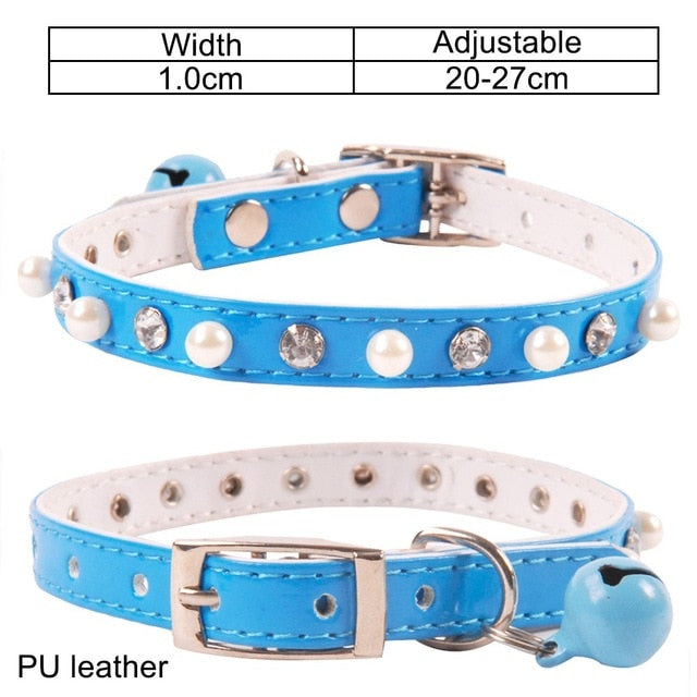 Cat Collar With Bell Name Pet Collar For Cats Personalized Puppy Collars Leash Cat Collar Harness Kitten Pet Lead Supplies Cat