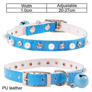 Cat Collar With Bell Name Pet Collar For Cats Personalized Puppy Collars Leash Cat Collar Harness Kitten Pet Lead Supplies Cat