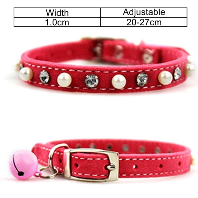 Cat Collar With Bell Name Pet Collar For Cats Personalized Puppy Collars Leash Cat Collar Harness Kitten Pet Lead Supplies Cat