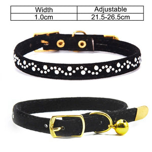 Cat Collar With Bell Name Pet Collar For Cats Personalized Puppy Collars Leash Cat Collar Harness Kitten Pet Lead Supplies Cat