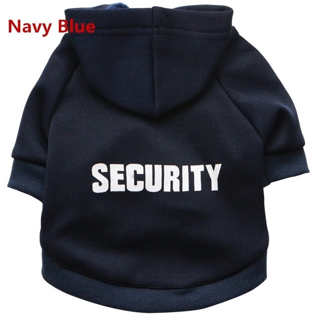 Security Cat Clothes Pet Cat Coats Jacket Hoodies For Cats Outfit Warm Pet Clothing Rabbit Animals Pet Costume for Dogs 20