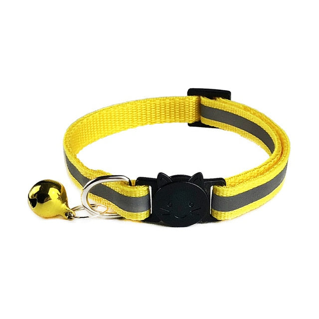 Adjustable 1.0 Nylon Dog Collars Pet Collars With Bells Charm Necklace Collar For Little Dogs Cat Collars Pet Supplies Hot Sale