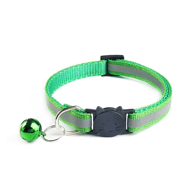 Adjustable 1.0 Nylon Dog Collars Pet Collars With Bells Charm Necklace Collar For Little Dogs Cat Collars Pet Supplies Hot Sale