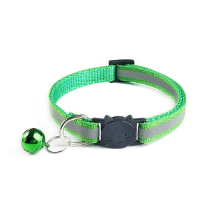 Adjustable 1.0 Nylon Dog Collars Pet Collars With Bells Charm Necklace Collar For Little Dogs Cat Collars Pet Supplies Hot Sale