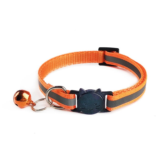 Adjustable 1.0 Nylon Dog Collars Pet Collars With Bells Charm Necklace Collar For Little Dogs Cat Collars Pet Supplies Hot Sale