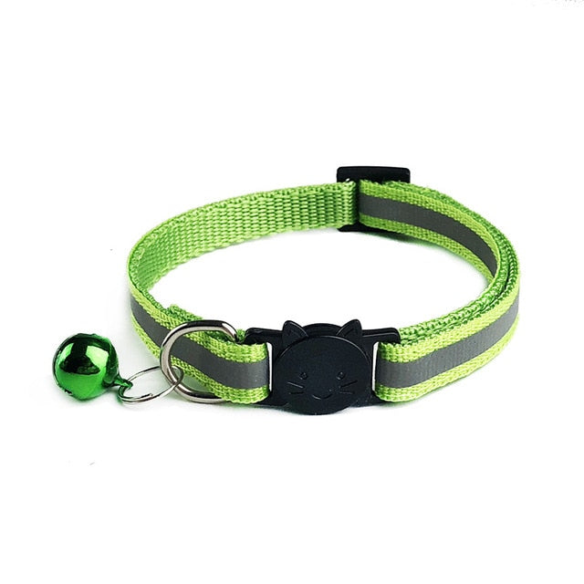 Adjustable 1.0 Nylon Dog Collars Pet Collars With Bells Charm Necklace Collar For Little Dogs Cat Collars Pet Supplies Hot Sale