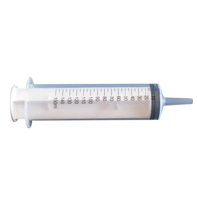 New 100ml/150ml Reusable Big Large Hydroponics Plastic Pet Nutrient Sterile Health Measuring Syringe Tools Cat Feeding Accessory