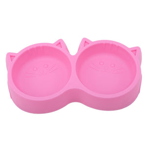 Cute Puppy Slow Down Eating Feeder Cat Shape Dish Bowel New Plastic Pet Dog Feeding Food Bowls Prevent Obesity Dogs Supplies