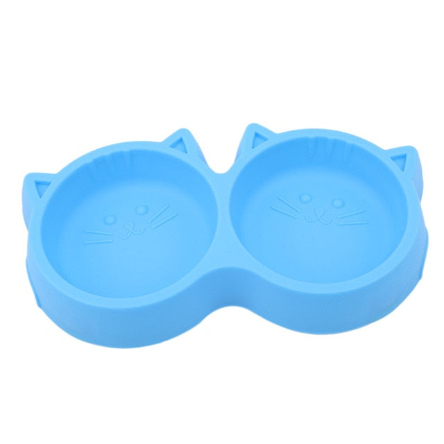 Cute Puppy Slow Down Eating Feeder Cat Shape Dish Bowel New Plastic Pet Dog Feeding Food Bowls Prevent Obesity Dogs Supplies