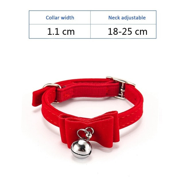 Cat Collar With Bell Collar For Cats Kitten Puppy Leash Collars For Cats Dog Chihuahua Pet Cat Collars Leashes Lead Pet Supplies